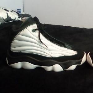 Green,black,white Jordans